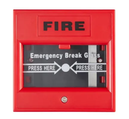 Hikvision - DS-K7PEB - Emergency Break Glass (Red)