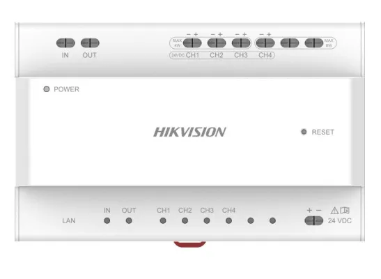 Hikvision - DS-KAD704Y - 2-wire IP Distributor