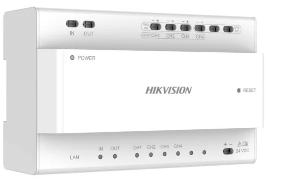 Hikvision - DS-KAD704Y - 2-wire IP Distributor
