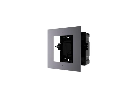 Hikvision - DS-KD-ACF1/Plastic - 1 Module Flush Plastic Mount