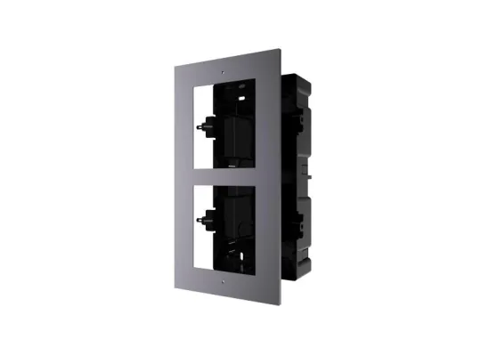 Hikvision - DS-KD-ACF2/Plastic - 2 Module Flush Plastic Mount
