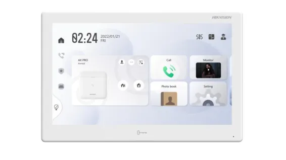 Hikvision - DS-KH9510-WTE1 - 2nd Gen Indoor Station