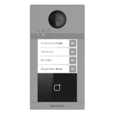 Hikvision - DS-KV8413-WME1 - Intercom Door Station 4 Button