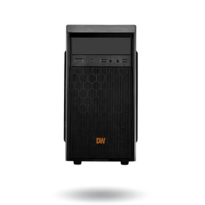 Digital Watchdog - DW-BJAiMT24T - Blackjack AI mid-tower, Windows OS on SSD, 4 DW Spectrum recording licenses and 4 IVA Ai Server licenses pre-installed, 64 cameras @ 2.1MP, 64 analytic streams, 480Mbps throughput, Intel i7, 32GB RAM, 24TB storage, 5