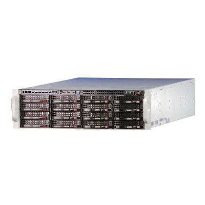 Digital Watchdog - DW-BJER3U60T-LX - Blackjack E-RACK 3U 16-Bay Chassis-50 TB