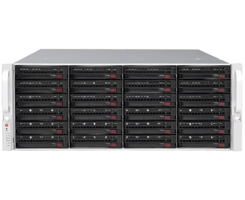 Digital Watchdog - DW-BJER4U120T-LX - Blackjack E-RACK 4U 24-Bay Chassis-110 TB