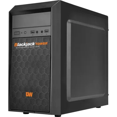 Digital Watchdog - DW-BJMT3120TLX - Blackjack Mid-Tower, Ubuntu Linux OS On SSD, 180MBPS Throughput, Intel I3, 8GB RAM, 20TB Storage, UL