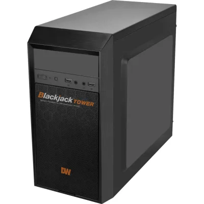 Digital Watchdog - DW-BJMT5120TLX - Blackjack Mid-Tower, Ubuntu Linux OS On SSD, 360MBPS Throughput, Intel I5, 16GB RAM, 20TB Storage, UL