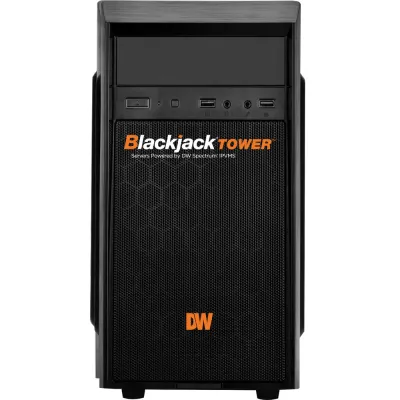 Digital Watchdog - DW-BJMT5124TLX - Blackjack Mid-Tower, Ubuntu Linux OS On SSD, 360MBPS Throughput, Intel I5, 16GB RAM, 24TB Storage, UL