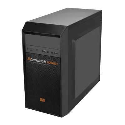 Digital Watchdog - DW-BJMT7112TS - Blackjack Tower Mid-Size Servers with Intel Core i7 Processor, Windows Server OS, 12TB