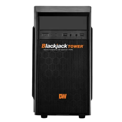 Digital Watchdog - DW-BJMTC7404T - Blackjack Mid-size Tower Client Workstations, 4 Simultaneous Monitors, Windows OS, 32GB RAM