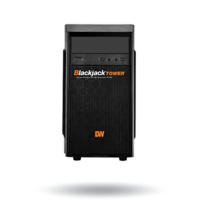 Digital Watchdog - DW-BJMTC5204T - Blackjack Mid-size Tower Client Workstations, 2 Simultaneous Monitors, Windows OS, 16GB RAM