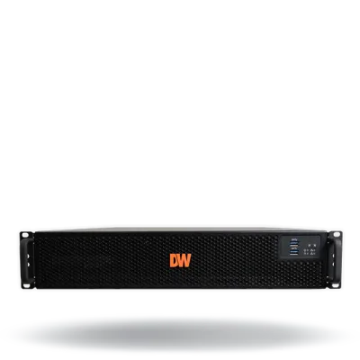Digital Watchdog - DW-BJPR2U80T - DW-BJPR2U80T-LX - Blackjack P-RACK NVRs Powered by DW Spectrum IPVMS, 60TB Usable RAID Storage, 4 Camera Licenses Intel i7 Processor , Windows 10 OS and 16GB Memory