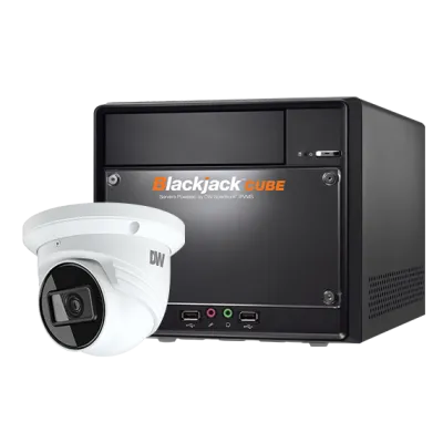Digital Watchdog - DW-CUVTKIT68 - Blackjack Cube 6TB with 8x vari-focal lens turret IP cameras kits