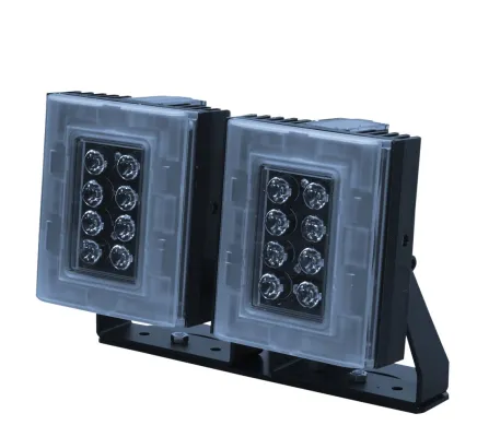 Digital Watchdog - DW-ILIRIP940 - High Performance 940nm Infra-red Illuminator, High Power Dual Core LEDs, with 374' coverage distance. Interchangeable lens packs to deliver a variety of angles out of the box. Built in web browser interface for easy 