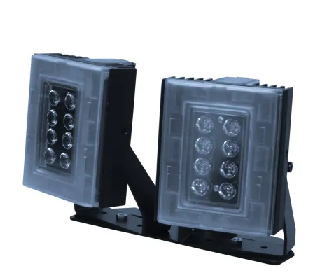 Digital Watchdog - DW-ILIRIP940 - High Performance 940nm Infra-red Illuminator, High Power Dual Core LEDs, with 374' coverage distance. Interchangeable lens packs to deliver a variety of angles out of the box. Built in web browser interface for easy 