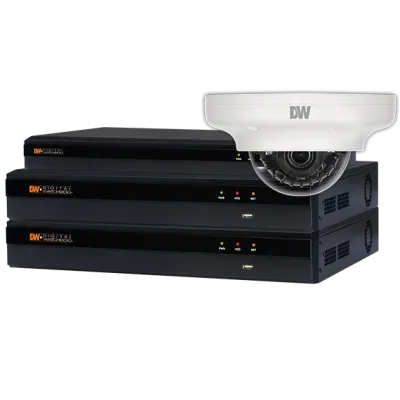 Digital Watchdog - DW-VP16V7BUN212 - BUNDLE AND SAVE 20% - (12) 2.1MP Fixed Focal Vandal Dome cameras with 2TB HDD NVR Consist of 1 - DW-VG4162T16P & 12 - DWC-MV72Di28T