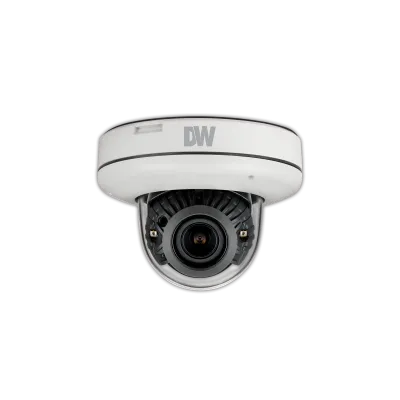Digital Watchdog - DWC-MV85WiAT - MEGApix 5MP low-profile vandal dome IP camera with 2.7~13.5mm vari-focal p-iris lens with motorized zoom and auto-focus and color in near-total darkness and IR
