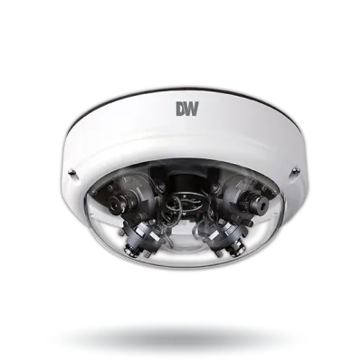 Digital Watchdog - DWC-PVX16W2 - 16MP user-configurable multi-sensor vandal dome IP camera  with 4 x 4.0mm fixed lens modules
