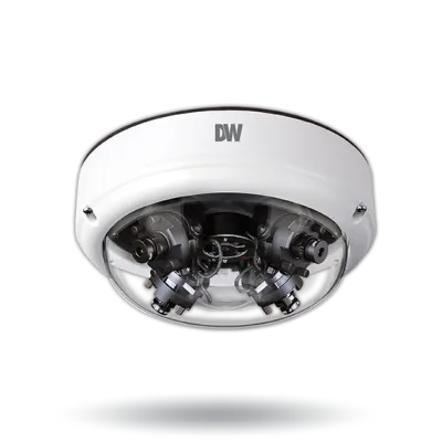 Digital Watchdog - DWC-PVX16W4 - MEGApix Flex  16MP user-configurable multi-sensor vandal dome IP camera  with 4 x 4.0mm fixed lens modules