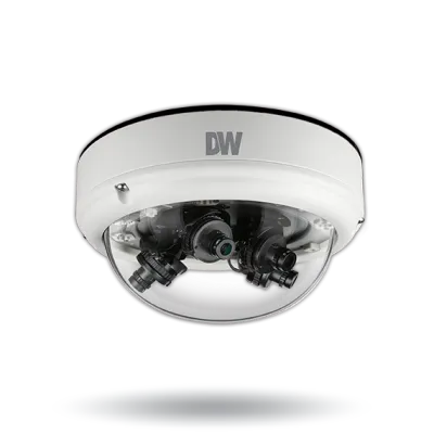 Digital Watchdog - DWC-VS753WT2222 - Star-Light Flex 8MP user-configurable multi-sensor vandal dome camera with 2.8mm, 4.0mm, 6.0mm and 8.0mm fixed lens options