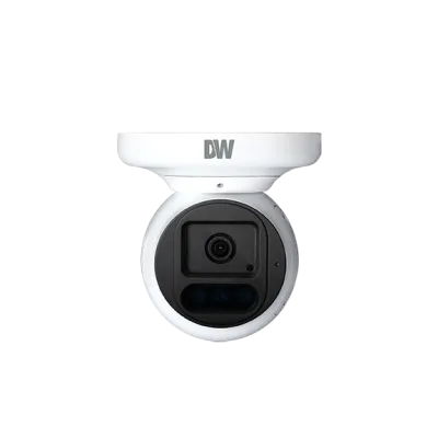 Digital Watchdog - DWC-XSTD05Bi - MEGApix Ai Indoor/Outdoor Vandal Turret Camera, Ai Deep Learning, Star-Light Plus, 5 Megapixel 1/2.8” Image Sensor (2592x1944 @ 30fps), 2.8mm Fixed Lens, 100ft Smart IR, T-WDR (120dB), 3D-DNR, True D&N, Triple Codecs