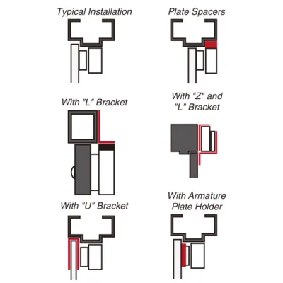 SECO-LARM - E-941DA-600Q - Double-door Electromagnetic Lock with 600-lb (272kg) holding force per door. 12 or 24 VDC operation. UL, CUL listed. Sold in multiples of 2 (price is for 1 pc).
