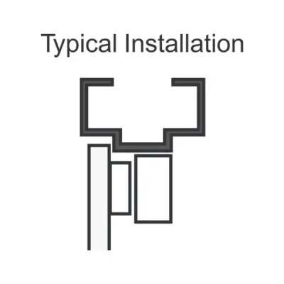 SECO-LARM - E-941S-1K2/LQ - "L" Bracket for mounting E-941SA-1200, E-941SA-1K2PD, E-941SA-1K2PQ, E-941DA-1K2Q and E-941DA-1K2P.