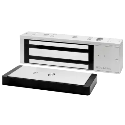 SECO-LARM - E-941SA-1K2DPSQ - 1,200-lb Electromagnetic Lock, Status LED, Bond sensor, Door Position Sensor, UL Listed