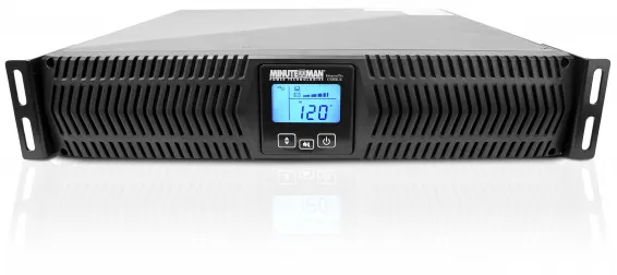 Minuteman - E2000RTXL2UNC - EnterprisePlus LCD Series true sine wave, extended runtime, line-interactive UPS, rack/tower/optional wallmount, LCD display