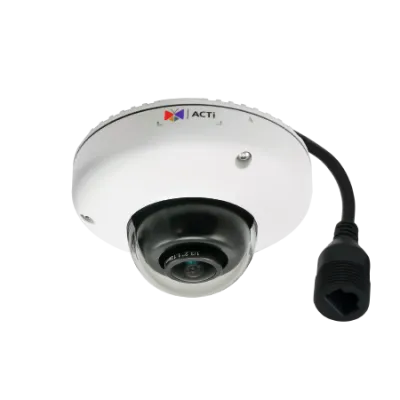 ACTi - E921 - 5MP Outdoor Mini Fisheye Dome with Basic WDR, Fixed lens