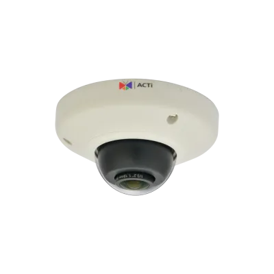 ACTi - E96 - 5MP Indoor Mini Fisheye Dome with Basic WDR, Fixed lens