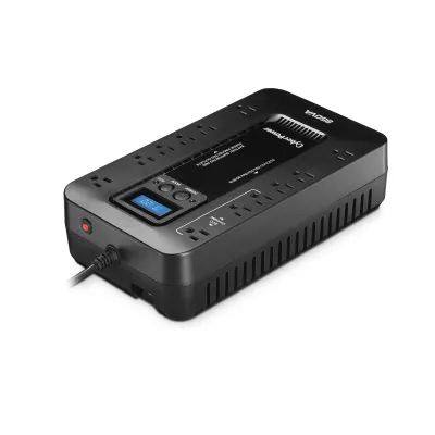 Cyber Power - EC850LCD - UPS SYSTEMS Ecologic 850VA/510W, Simulated Sine Wave