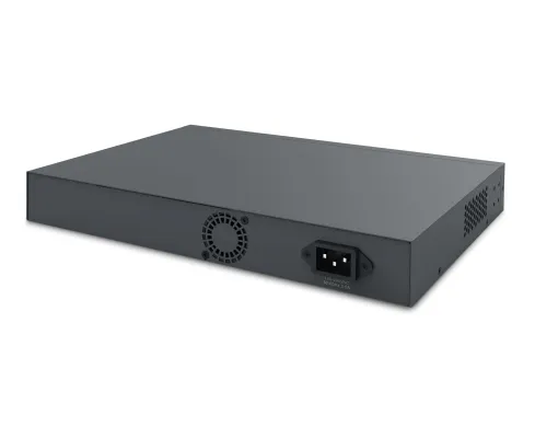 EnGenius - ECS1112FP - 8-Port Cloud Managed 1U Rack-Mount 13" Gigabit L2 PoE+ Switch, 2x1Gb SFP, 802.3af/at, 130W