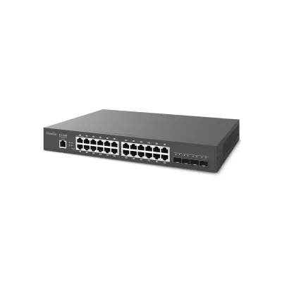 EnGenius - ECS1528T - 24-Port Cloud Managed 13” Compact Gigabit Switch w/ 4 SFP+