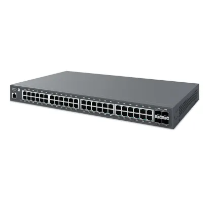 EnGenius - ECS1552 - 48-Port Cloud Managed 1U Rack-Mount 19" Gigabit L2 Switch, 4x10Gb SFP+ Ports