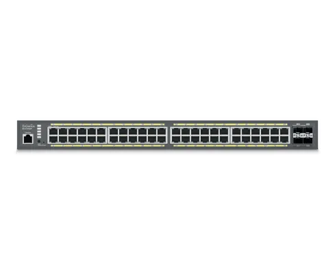 EnGenius - ECS1552P - 48-Port Cloud Managed 1U Rack-Mount 19" Gigabit L2 PoE+ Switch, 4x10Gb SFP+, 802.3at, 410W