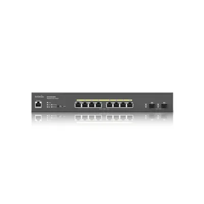 EnGenius - ECS2510FP - 8-Port Cloud Managed Multi-Gigabit L2+ PoE+ Switch with 240W & 2 SFP+ Uplink Ports