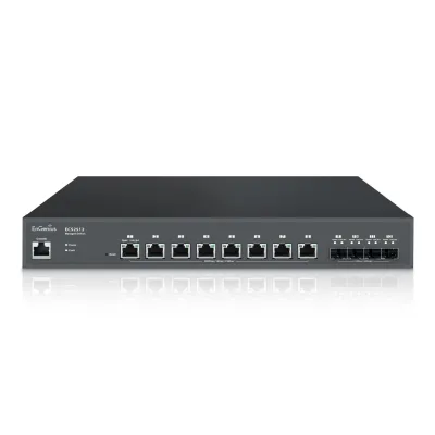 EnGenius - ECS2512 - 8-Port Cloud Managed Multi-Gigabit 1U Rack-Mount 13" 2.5G Switch, 4x10GE SFP+ Uplink Ports