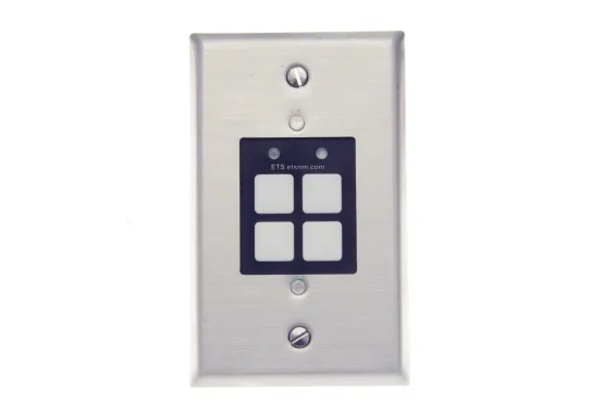 ETS - EDKS-1GEA-PKSG - Pattern keypad P PoE++ 10/100/1000 IP device kill switch