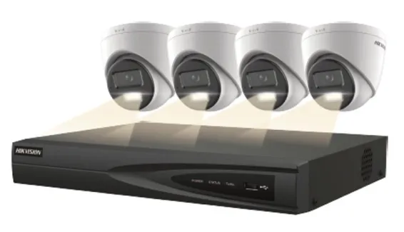 HIKVISION - EKI-K42T44H - KIT 4K NVR 4CH 2TB 4TR 4MP 2.8M