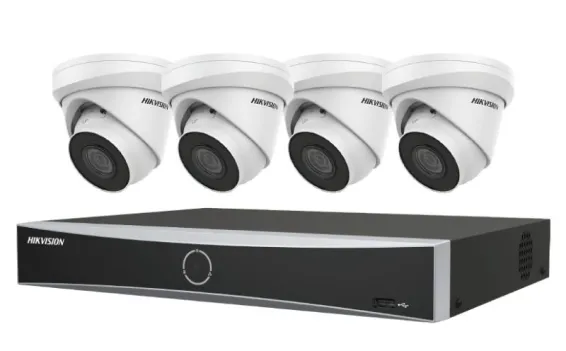 HIKVISION - EKI-K42T84A - KIT 4K 4CH2T 4TR 8MP 2.8M