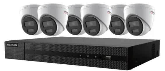 Hikvision - EKI-K82T46C - KIT 4K NVR 8CH 2TB 6TR 4MP 2.8M