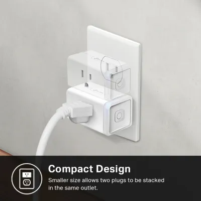 TP-Link - EP25P4 - KASA SMARTWI-FI PLUG SLIMENERGYACCS MONITORING HOMEKIT 4-PACK