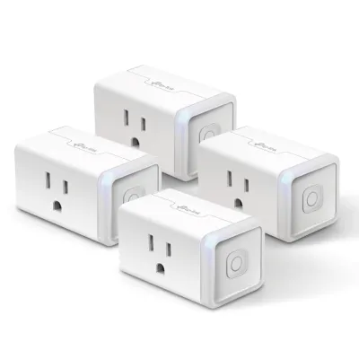 TP-Link - EP25P4 - KASA SMARTWI-FI PLUG SLIMENERGYACCS MONITORING HOMEKIT 4-PACK