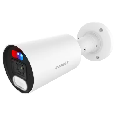 SECO-LARM - EV-N1806-2W4D - IP 8MP Ultra-Low-Light Active Deterrence Bullet Camera