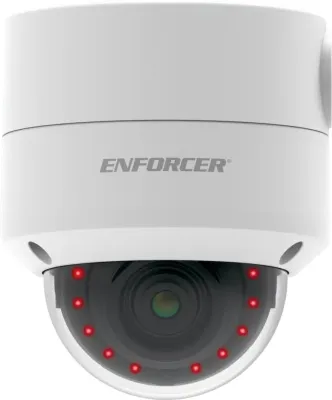 SECO-LARM - EV-N2506-2W4WMQ - IP 5MP 2.8mm Mini Dome Camera, ” SmartSens CMOS Sensor, 30FPS@5MP, True WDR, 3DNR, True Day & Night with ICR, IP66, -40° to 131°F, Smart IRs, 9 AI Functions, NDAA Compliant.