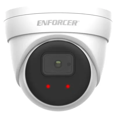 SECO-LARM - EV-Y2501-A2WWQ - 5MP 4-in-1 HD Fixed Turret Camera, 2.8mm lens, 2592x1944 resolution, 1/2.8" 5MP CMOS, WDR/3D-NR, TVI/CVI/AHD/Analog format, up to 65' illumination, 18 SMT IR LEDs, Joystick OSD Control, 121º viewing angle, 12VDC, vandal-r