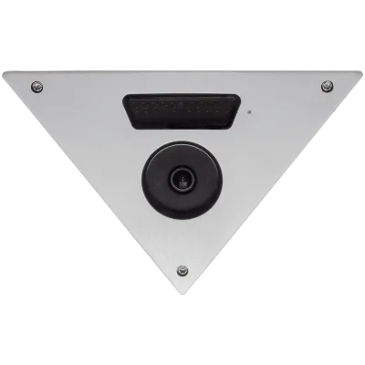 SECO-LARM - EV-Y4201-A2SQ - 4-in-1 HD Corner-Mount Camera, 2.9mm lens, 1080p, DWDR, 3D-NR, TVI/CVI/AHD/Analog Format, 1/2.9" 2 MP Sony CMOS, 30 Covert IR LEDs, Joystick OSD Control, 130° viewing angle, 12VDC, Vandal Resistant and weather-resistant IP