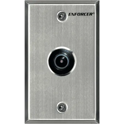 SECO-LARM - EV-Y5105-N2SQ - 4-in-1 HD Wall Plate Camera, 2.9mm lens, 1080p, 150 viewing angle, DWDR, 3D-NR, Sony 1/3.2" 1.3MP STARVIS CMOS, 12VDC, vandal resistant and weather resistant. One single-gang and one slimline plate included.